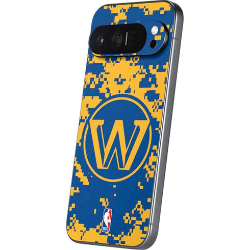 NBA Golden State Warriors Digi Camo Pixel 9 Pro XL Skin